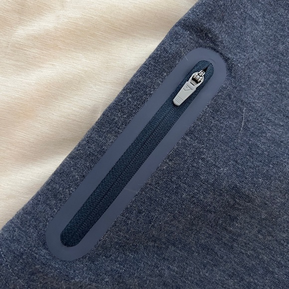 Gymshark Charcoal and Blue 1/4 Zip Pullover - Picture 6 of 7